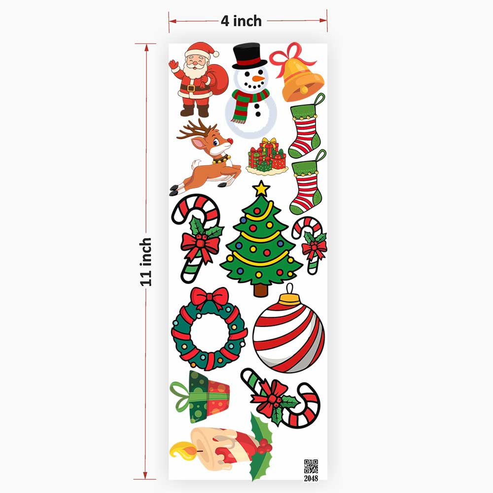 Christmas Elements UV DTF Sticker for Resin art 2048
