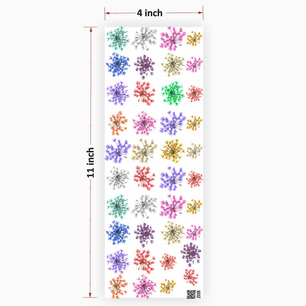 Flowers UV DTF Sticker for Resin art 2118