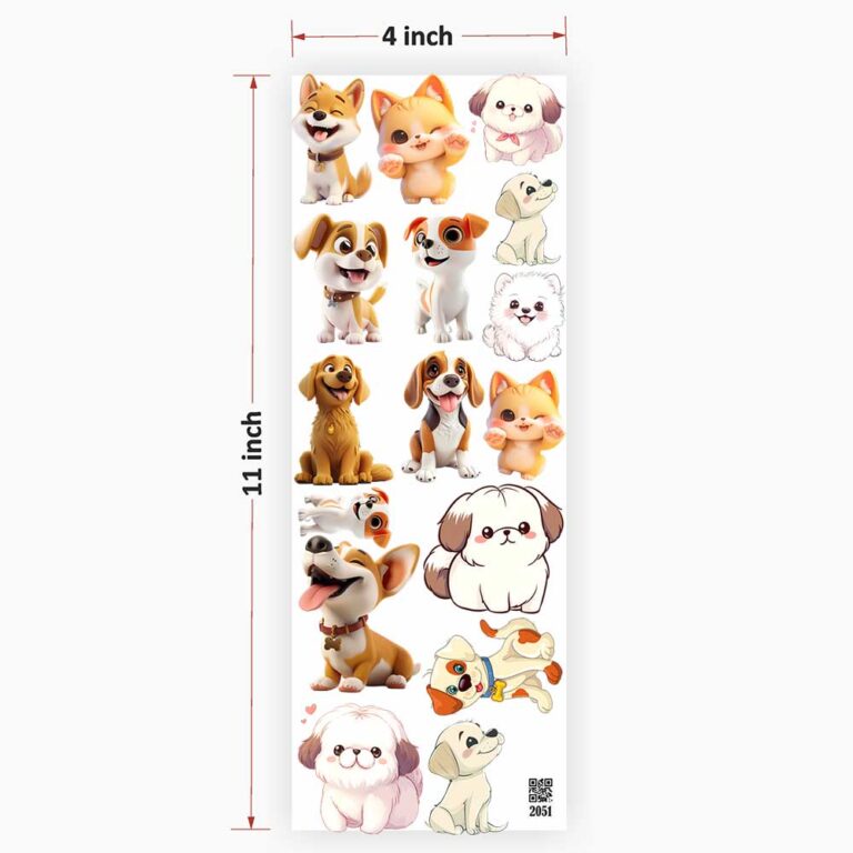 Dog UV DTF Sticker for Resin art 2051
