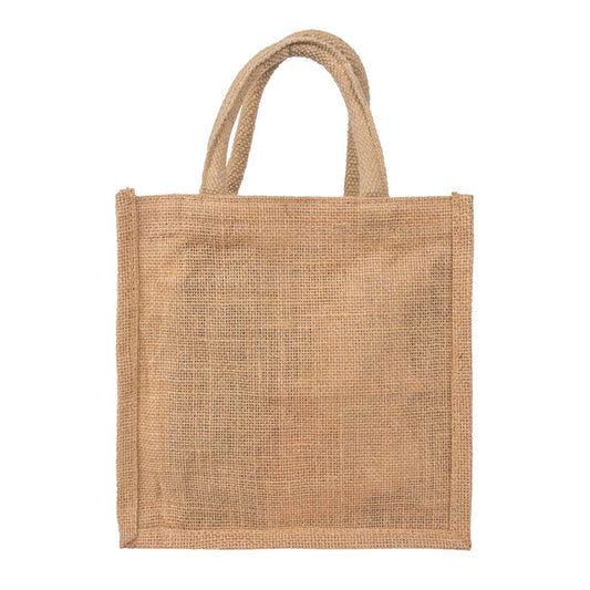 9x9x4 inch Natural Jute Bag β Without Zip