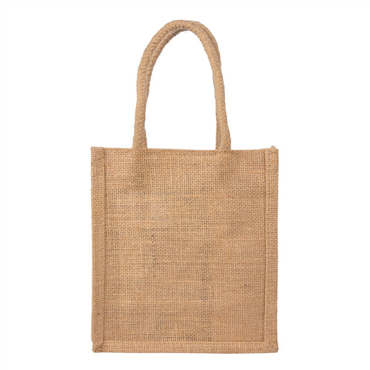 7x8x4 inch Natural Jute Bag β Without Zip