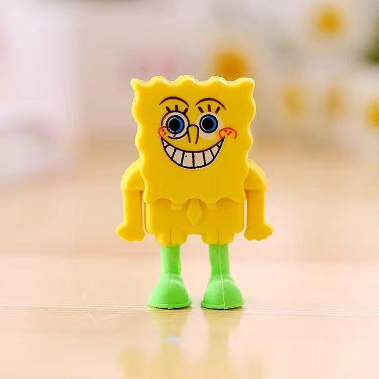 Smiley Sponge Cartoon Eraser for Kids β Single Piece