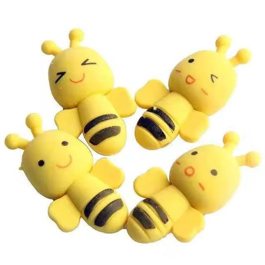 3D Honey Bee Cartoon Eraser for Kids β Single Piece (Assorted Faces)