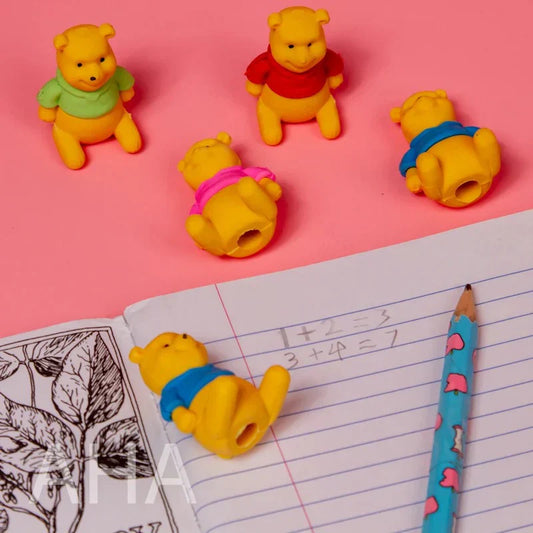 3D Teddy Bear Eraser for Kids β Single Piece (Assorted Colors)