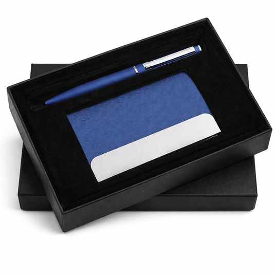 SR-247 / SR-248 Premium Corporate Gift Set β Metal Pen & Cardholder with Elegant Box