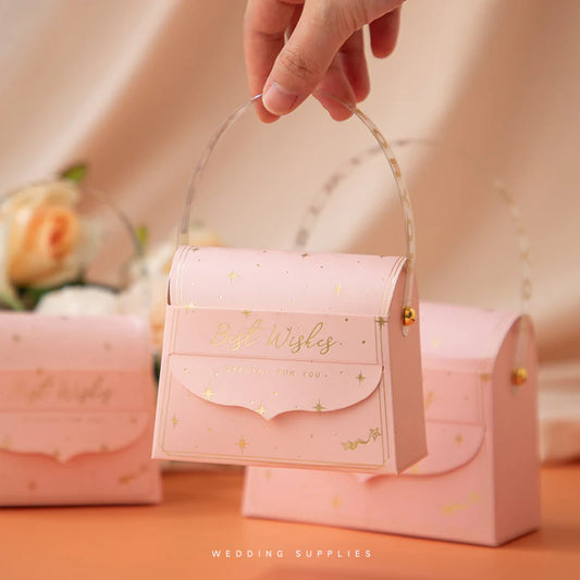 Decorative Folding Storage Box/ Purse style for Return Gift, Birthday, Valentine's Day