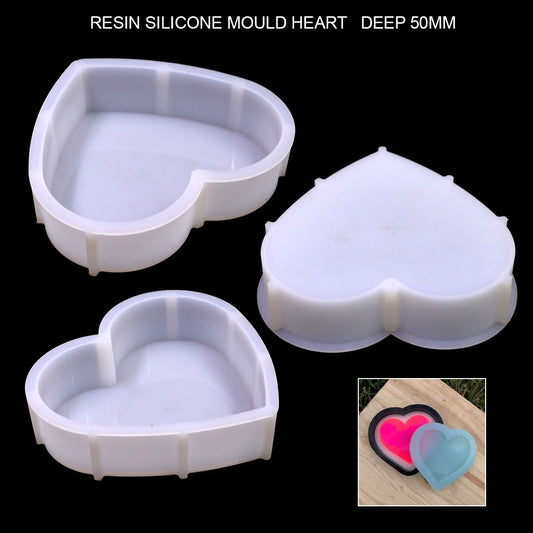 Heart Shape 8inch Wedding Mould 50mm Depth Silicon Mould