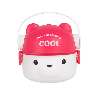 Dumb N Duck “Cool Bear” Kids Lunch Box with Inner Container & Spoon | Cute School Tiffin Box