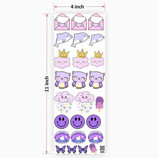 Cartoon UV DTF Sticker for Resin art 2105