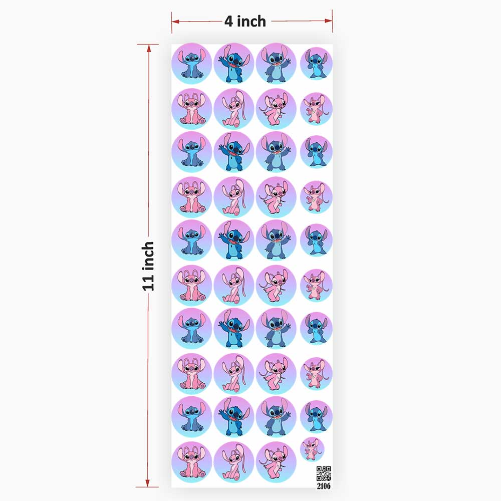 Cartoon UV DTF Sticker for Resin art 2106