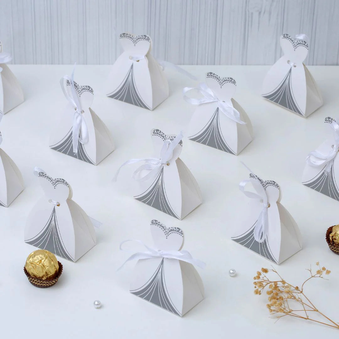 Bride Style Shaped Candy Folding Storage Box
