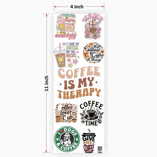 Coffee UV DTF Sticker for Resin art 2044