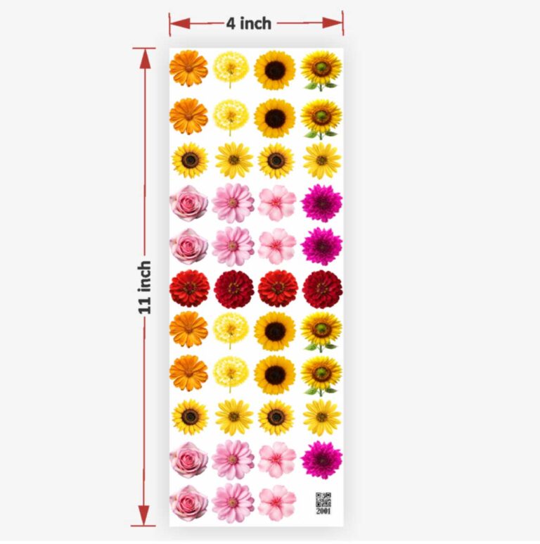Flowers UV DTF Sticker for Resin art 2001