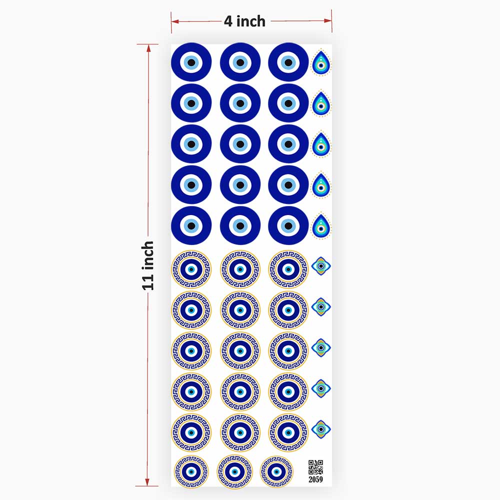 Evil Eyes UV DTF Sticker for Resin art 2059