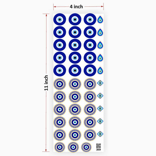 Evil Eyes UV DTF Sticker for Resin art 2059