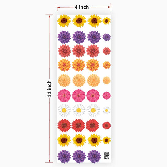 Flowers UV DTF Sticker for Resin art 2065