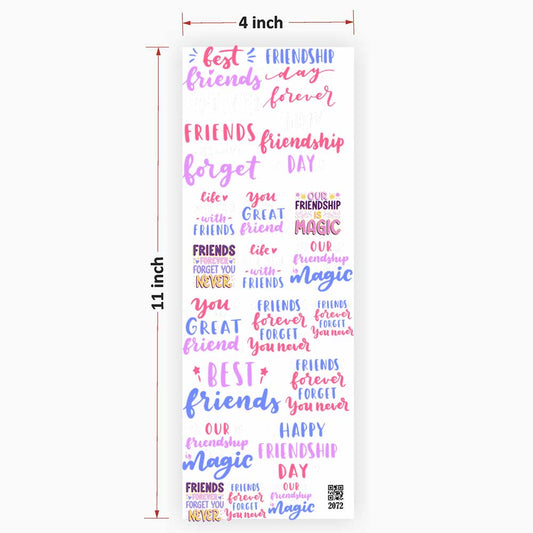 Friends Quotes UV DTF Sticker for Resin art 2072