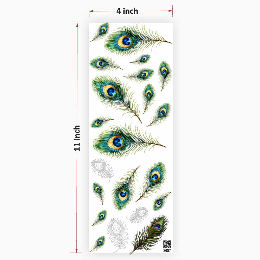 Feather UV DTF Sticker for Resin art 2087