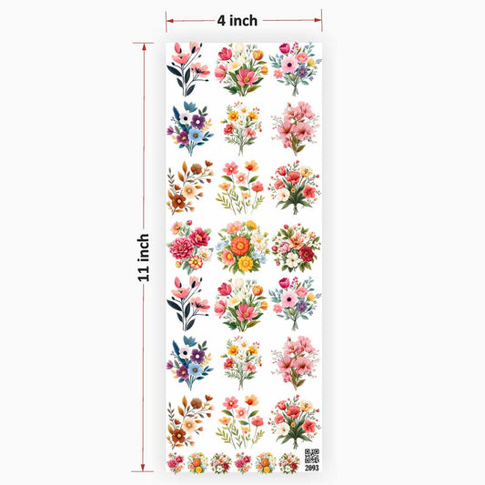 Flowers UV DTF Sticker for Resin art 2093