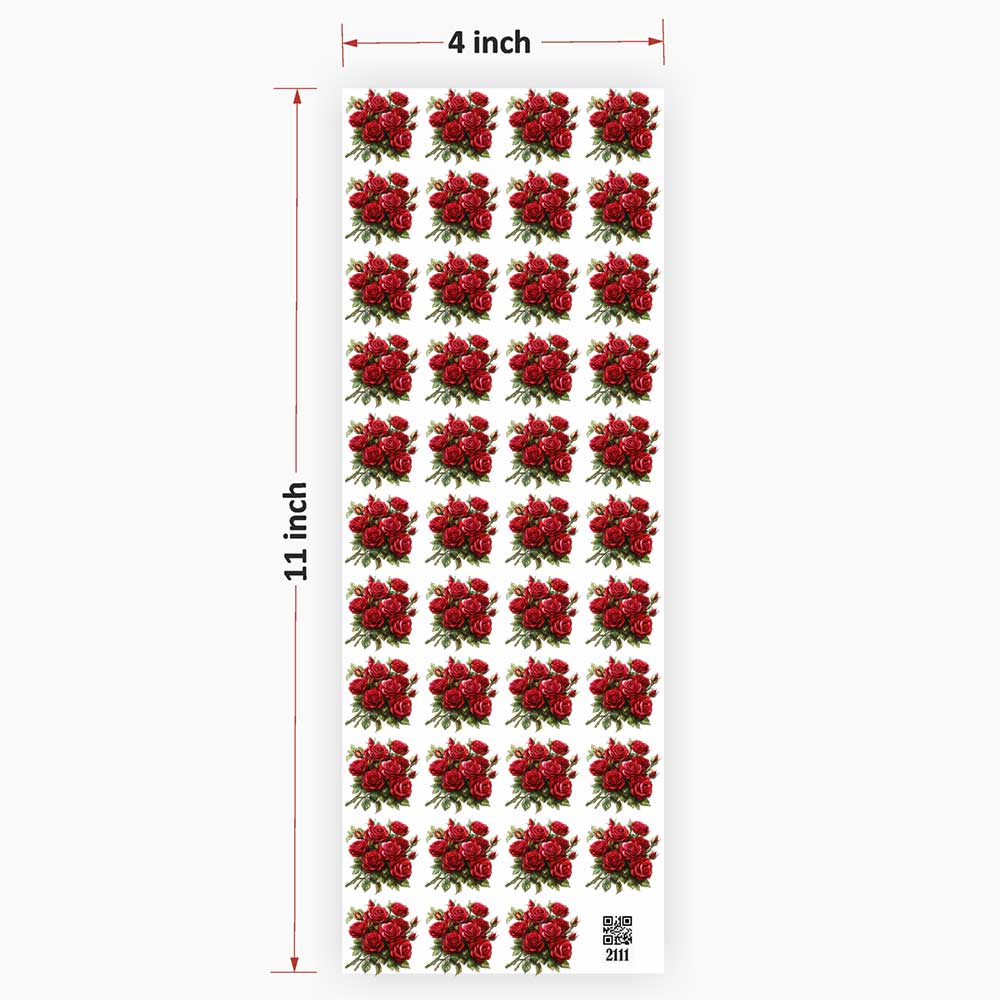 Flowers UV DTF Sticker for Resin art 2111