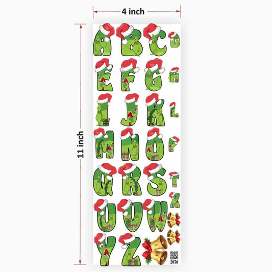 Alphabets UV DTF Sticker for Resin art - 2076