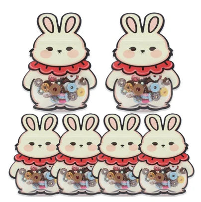 Rabbit Animal Design Ziplock Pouches For Gifting