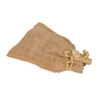 Zute.co Natural Jute Potli Bag with Drawstring | 4x6 Inch Eco-Friendly Gift Pouch