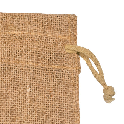 Zute.co Natural Jute Potli Bag with Drawstring | 4x6 Inch Eco-Friendly Gift Pouch