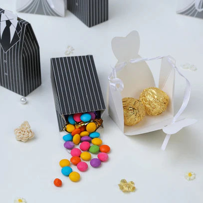Bride Style Shaped Candy Folding Storage Box