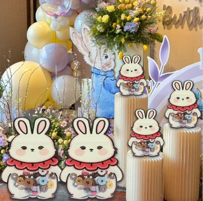 Rabbit Animal Design Ziplock Pouches For Gifting
