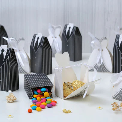 Groom Style Shaped Candy Folding Storage Box