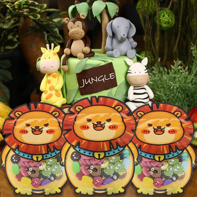 Lion Animal Design Ziplock Pouches For Gifting