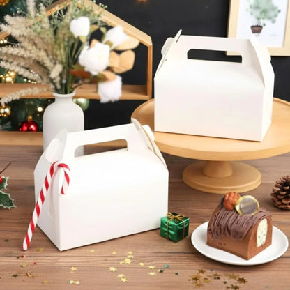 Decorative Folding Paper Gift Boxes (White)