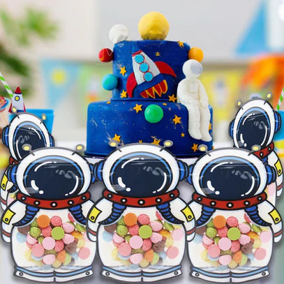 Astronaut Animal Design Ziplock Pouches For Gifting