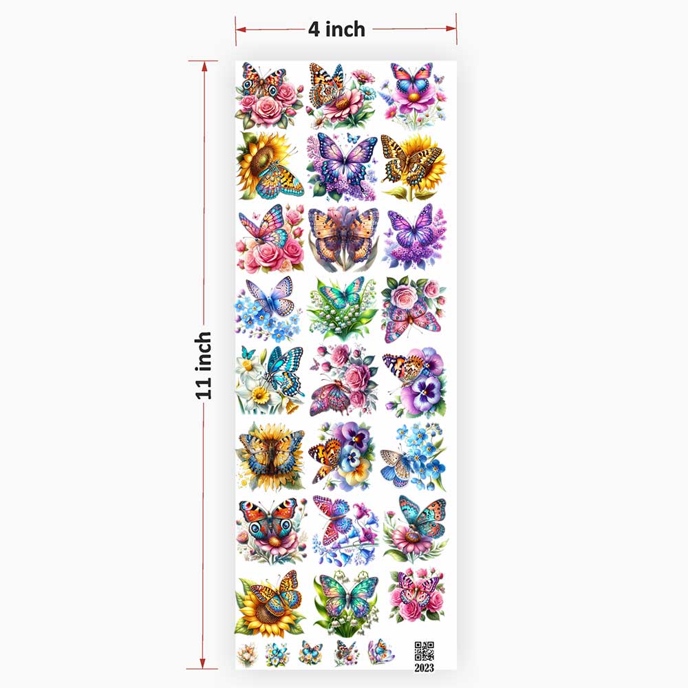 Butterfly UV DTF Sticker for Resin art 2023