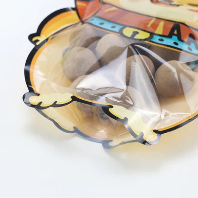 Cat Animal Design Ziplock Pouches For Gifting