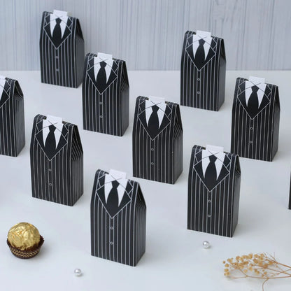 Groom Style Shaped Candy Folding Storage Box