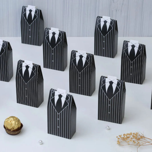 Groom Style Shaped Candy Folding Storage Box