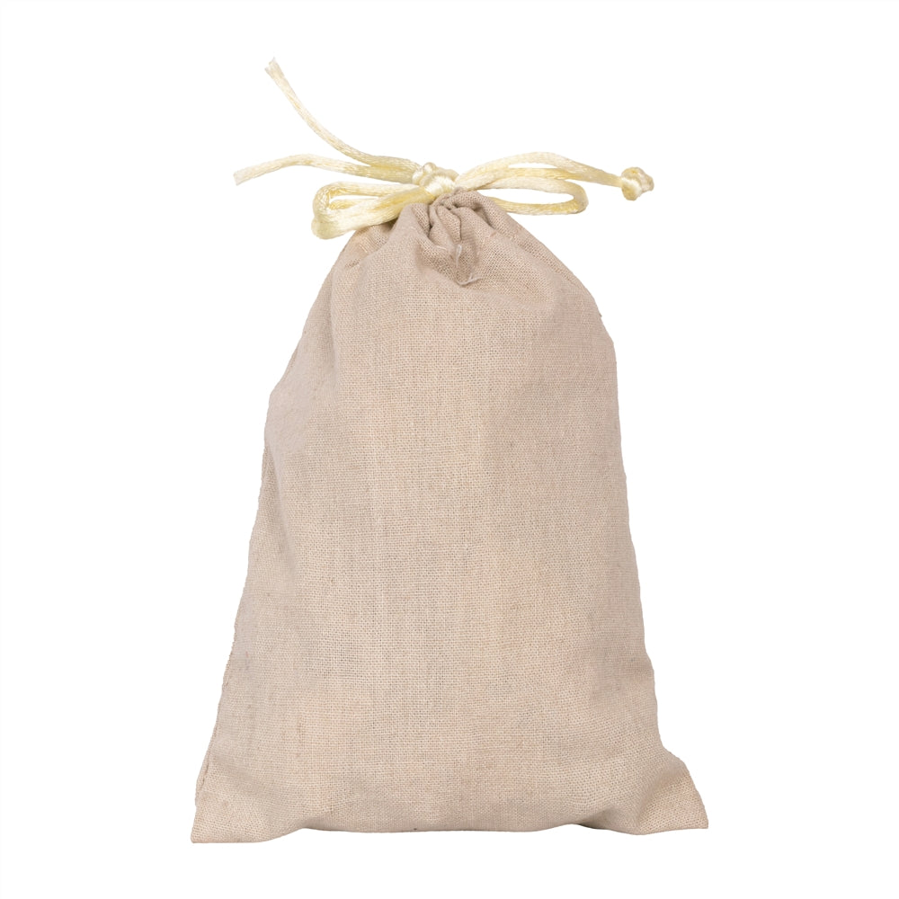 Natural Beige Jute Drawstring Pouch | Eco-Friendly Wedding Return Gift Bag