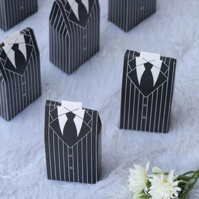 Groom Style Shaped Candy Folding Storage Box