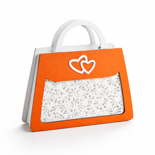 BloomCarry Mini Hamper Bag – 6x6x3 Inch Premium Laser Cut MDF Gift Basket with Handle