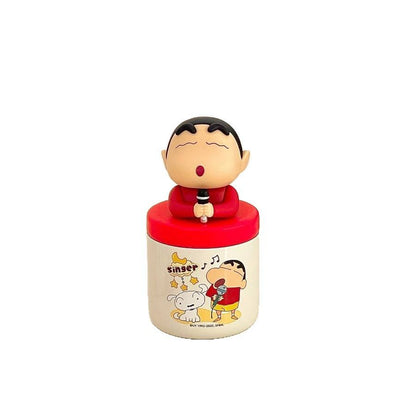 Crayon Shinchan 3D Doll Stainless Steel Kids Cup – 160ml Cute Cartoon Sipper Mug