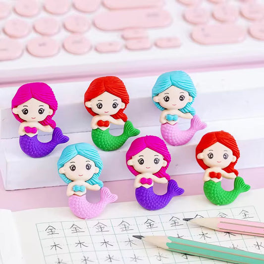 3D Mermaid Eraser for Kids – Single Piece (Assorted Designs)