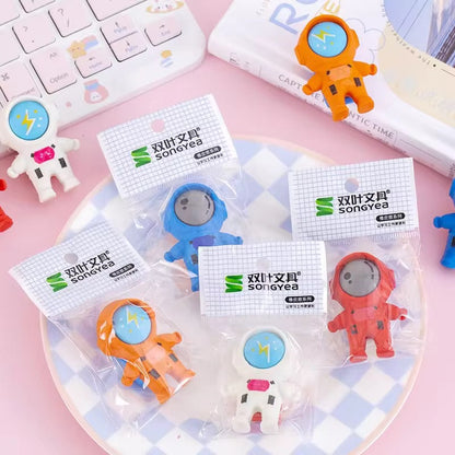 3D Astronaut Eraser for Kids – Single Piece (Assorted Colors)