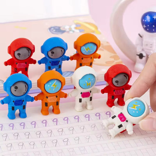 3D Astronaut Eraser for Kids – Single Piece (Assorted Colors)