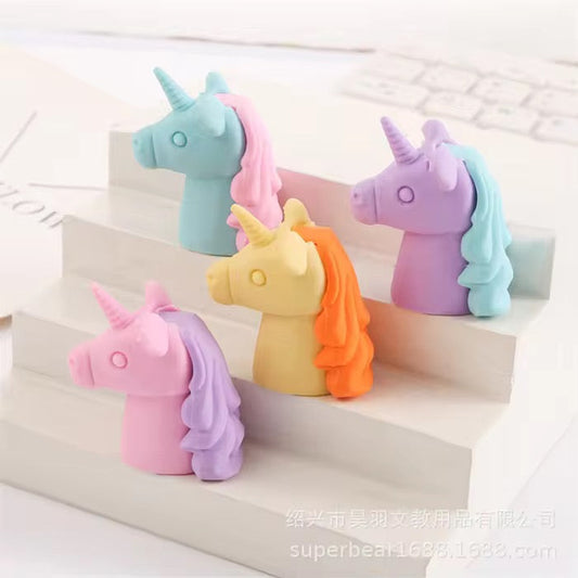 Magical Unicorn Eraser for Kids – Single Piece (Assorted Colors)