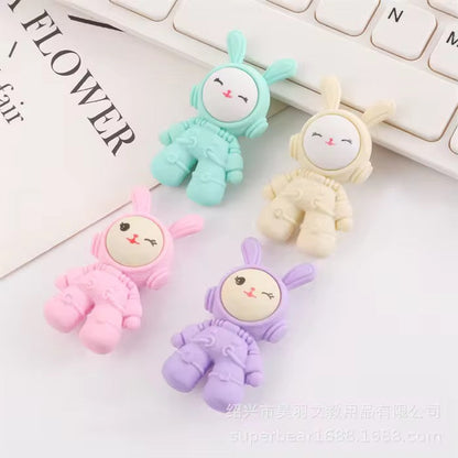 3D Bunny Cartoon Eraser for Kids – Single Piece (Assorted Colors)