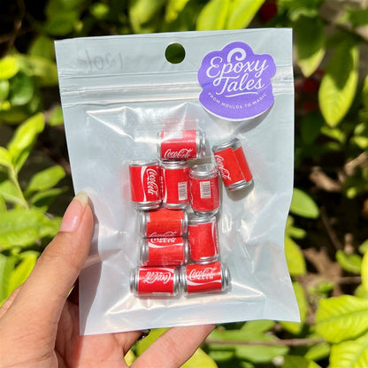 Miniature Coca Cola Can Set – Set of 10