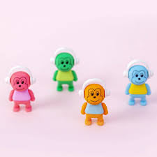 3D Cartoon Monkey Eraser for Kids – Single Piece (Assorted Colors)