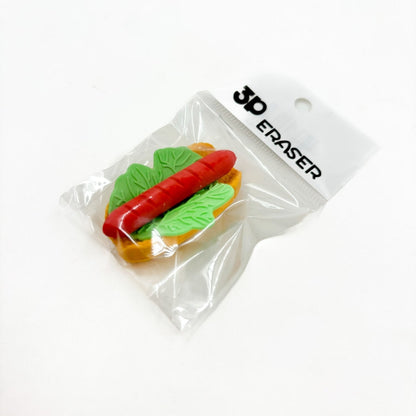 Mini Fast Food Eraser for Kids – Burger / Fries / Hotdog (Single Piece)